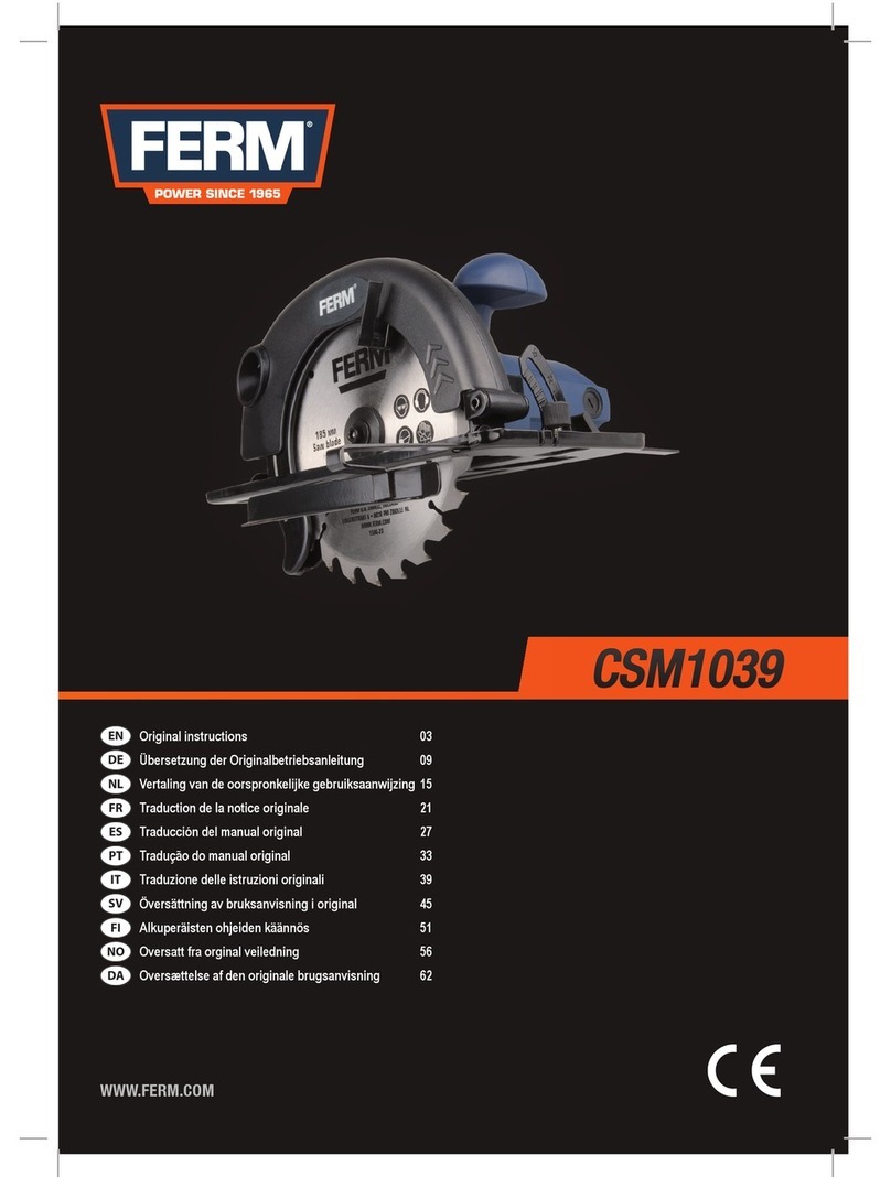 Ferm CSM1039 User manual