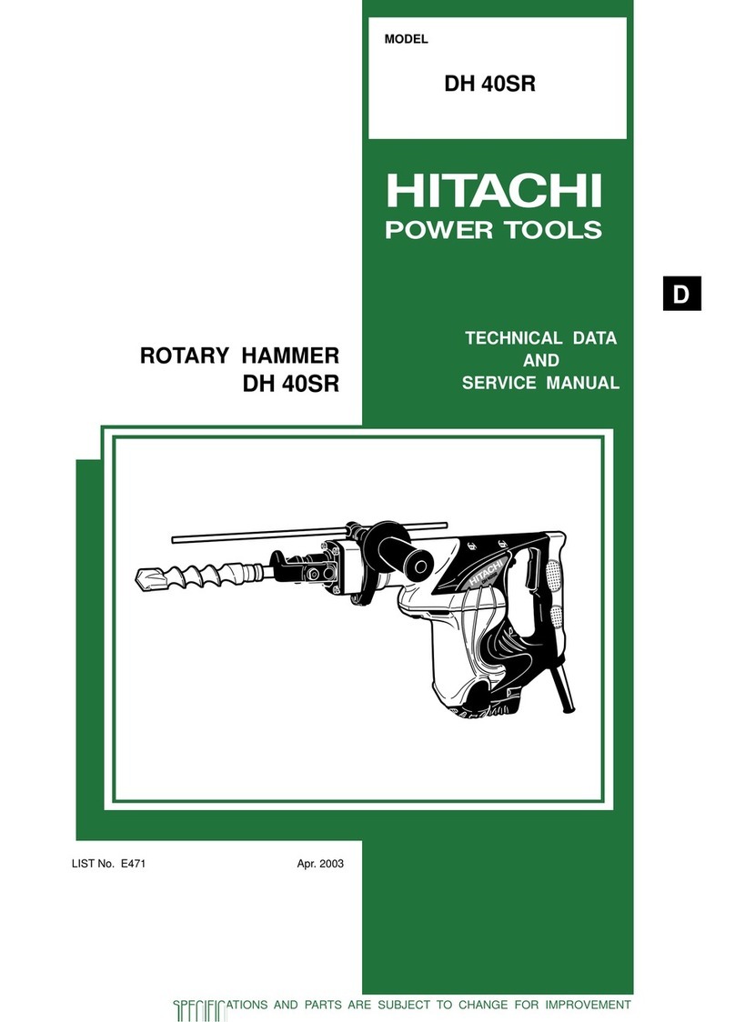 Hitachi DH 40SR Instruction manual