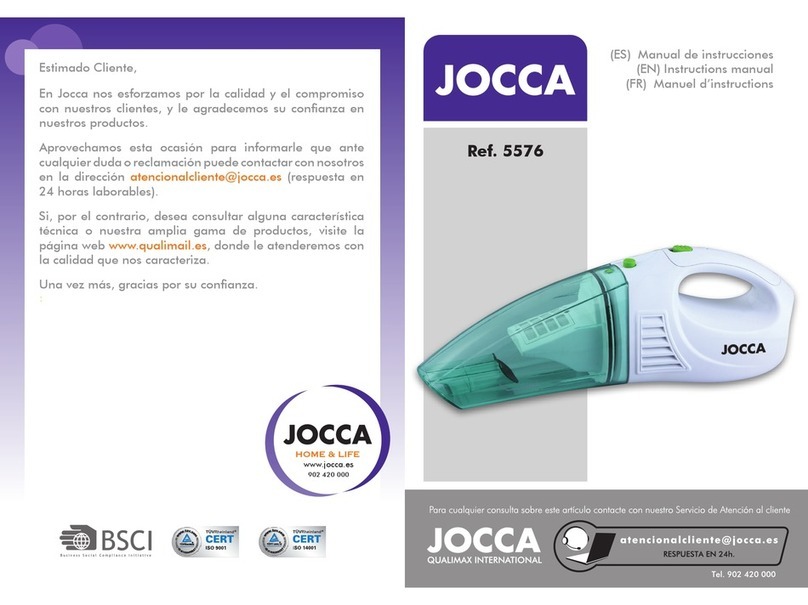 JOCCA 5576 instruction manual