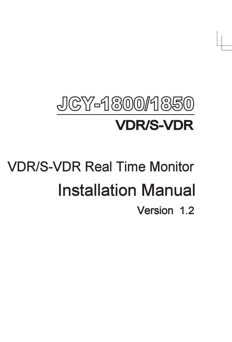 JRC JCY-1800 - installation manual