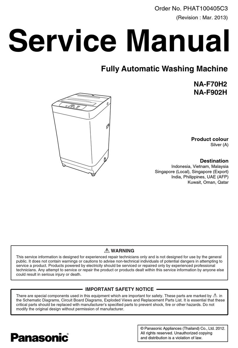 Panasonic NA-F70H2 Service manual