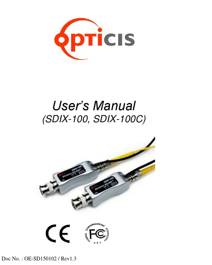 opticis SDIX-100, SDIX-100C User manual