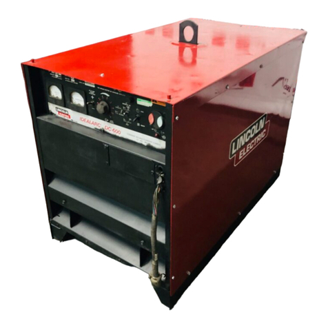 Lincoln Electric Idealarc DC600 9773MSP User manual Lincoln Electric Idealarc DC600 9773MSP User manual