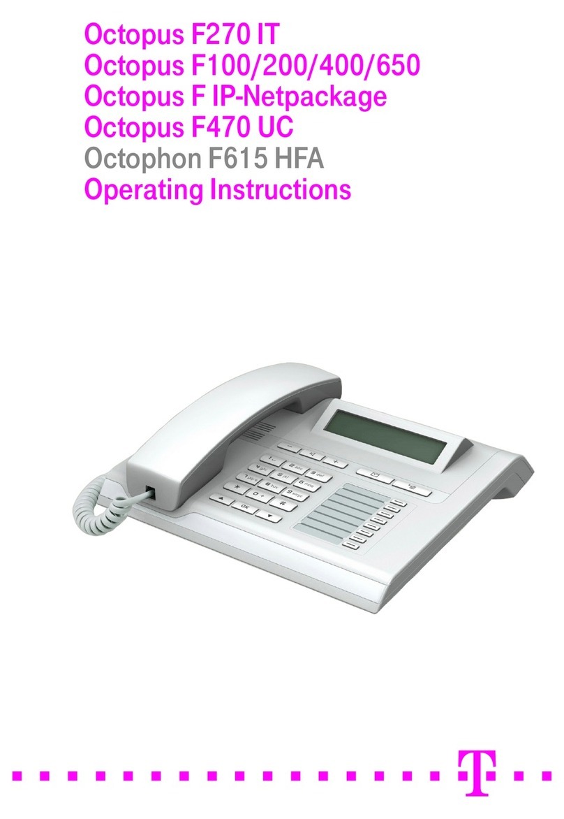 Octopus F270 IT operating instructions