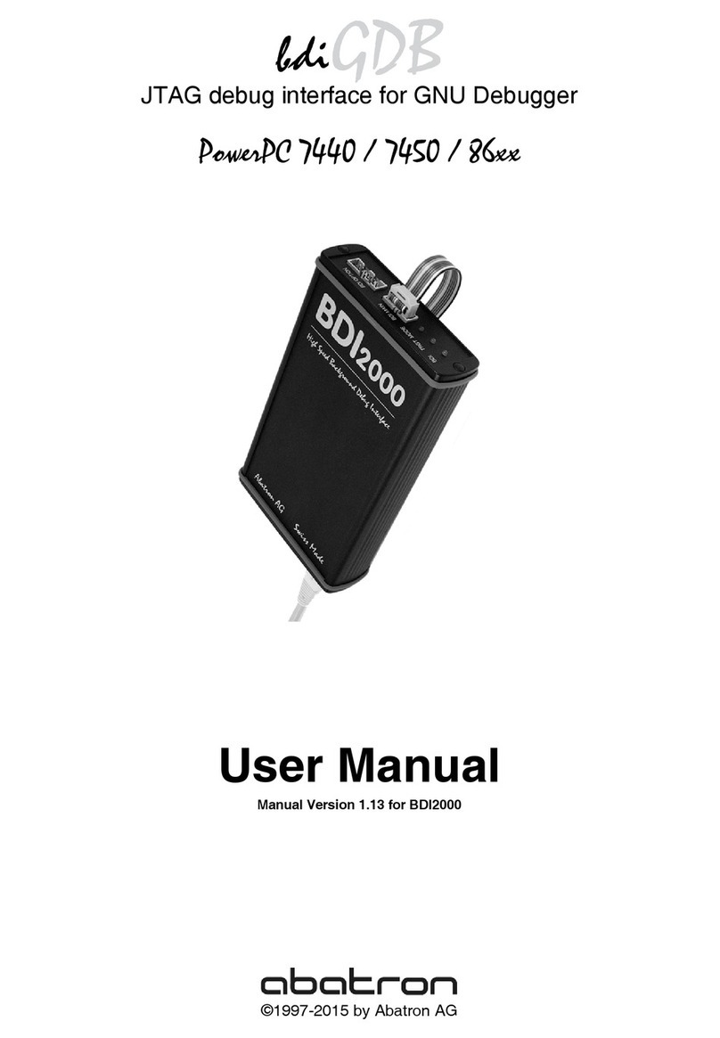 Abatron BDI2000 User manual