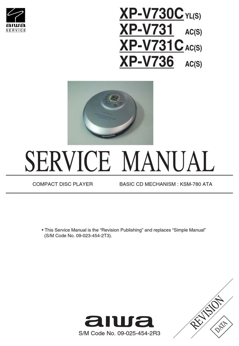 Aiwa XP-V730C Service manual