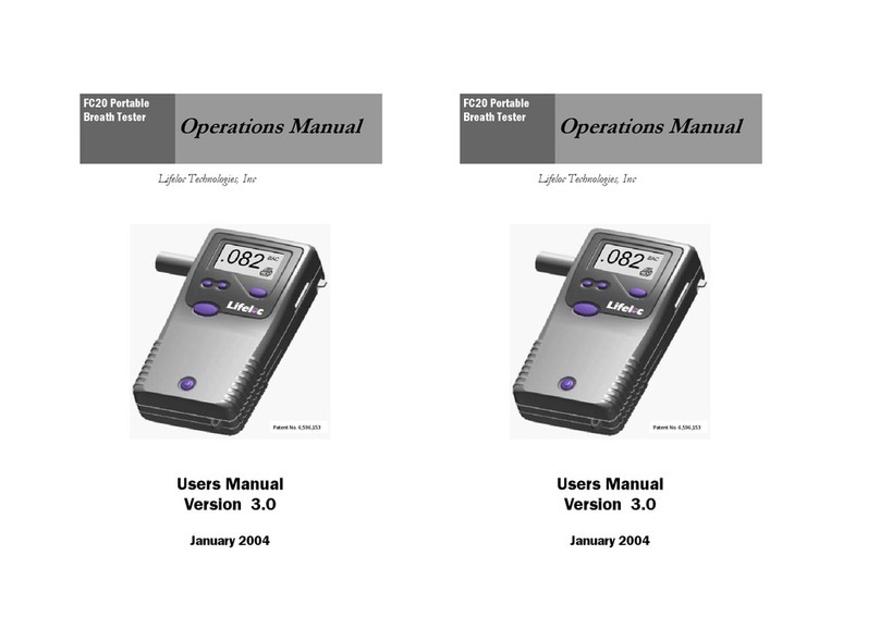 Lifeloc FC20 User manual