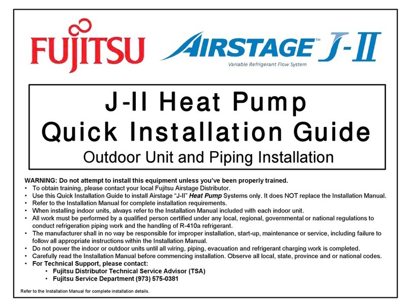 AirStage AOUA36RLAVM Quick installation guide