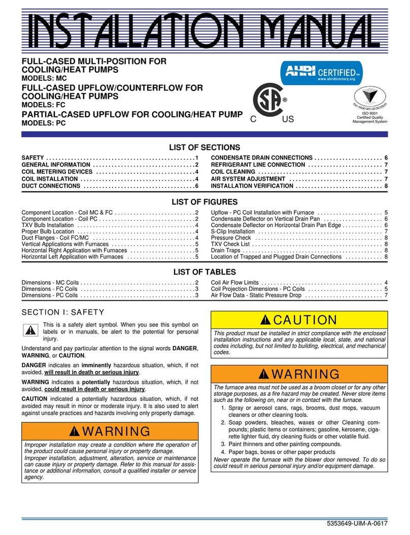 York MC18A installation manual
