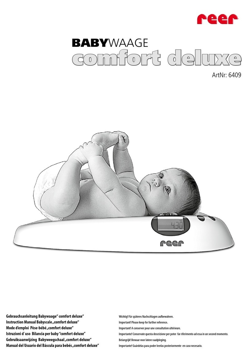Reer Comfort Deluxe 6409 instruction manual