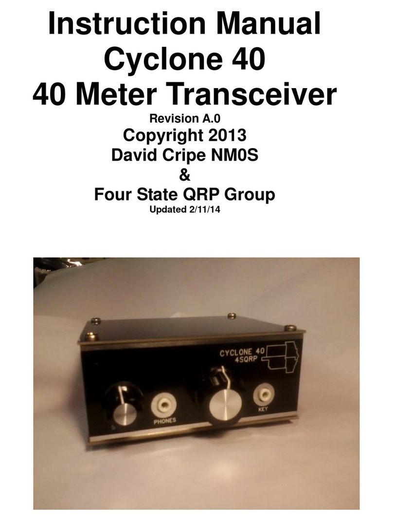Four State QRP Group Cyclone 40 User manual