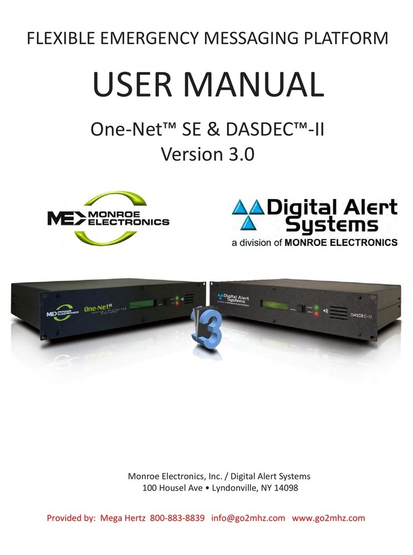 Monroe One-Net SE user manual