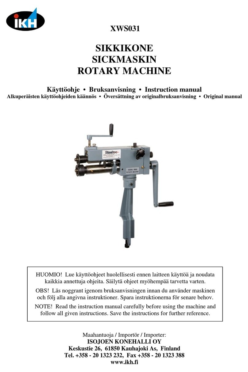 IKH XWS031 User manual