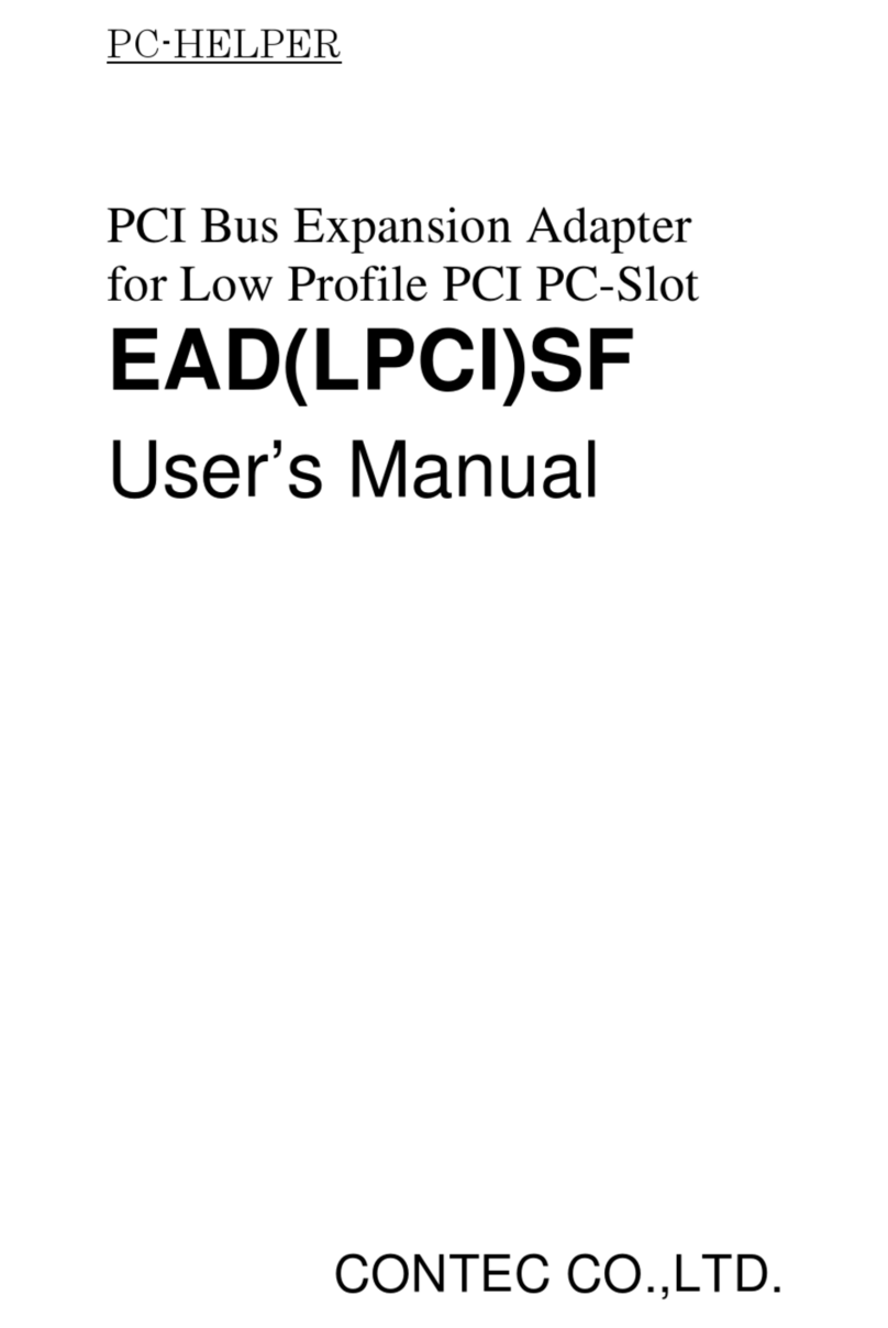 Contec EAD(LPCI)SF User manual