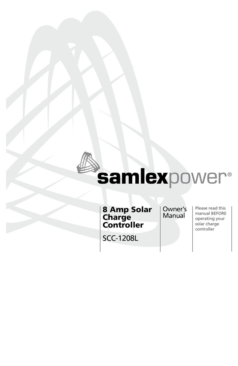 SamplexPower SCC-1208L owner's manual