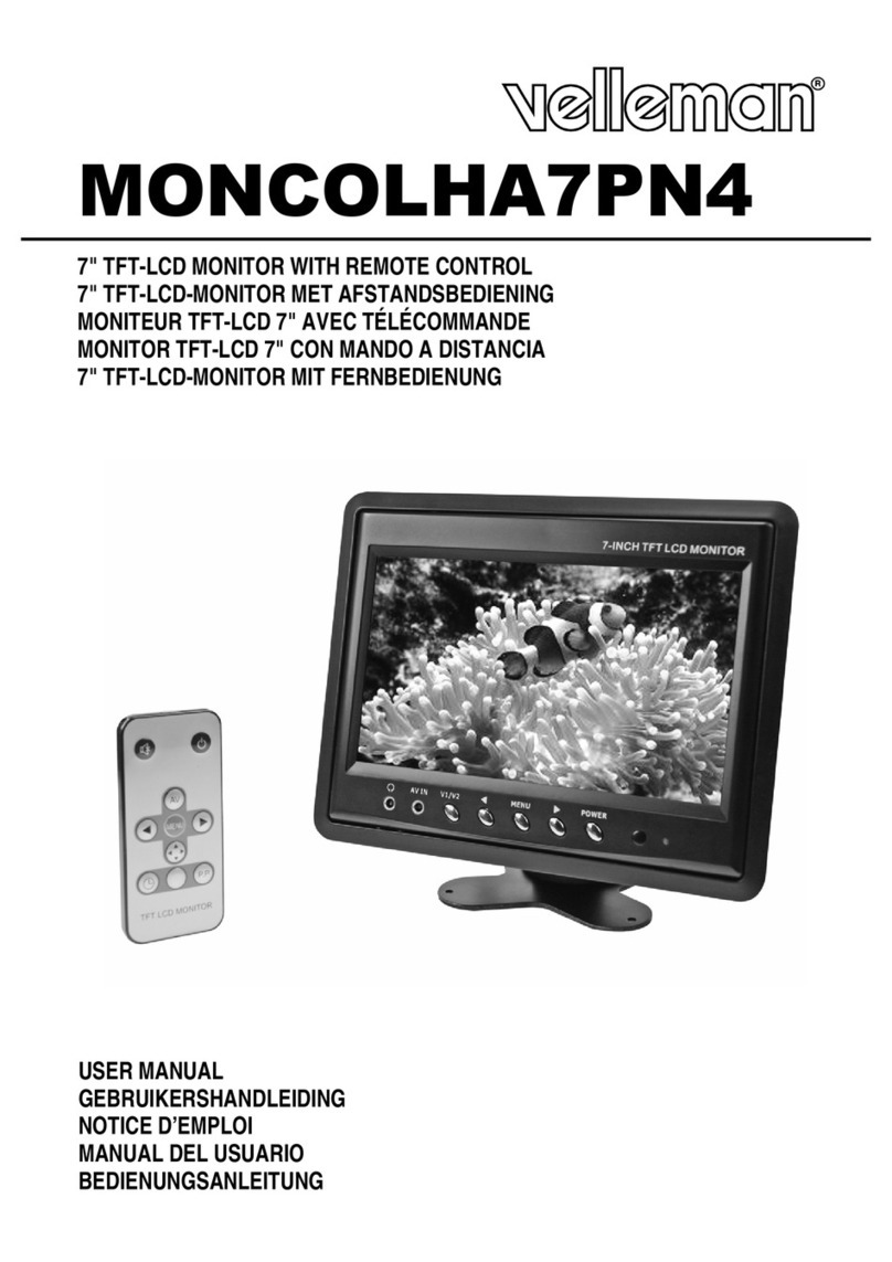 Velleman MONCOLHA7PN4 User manual