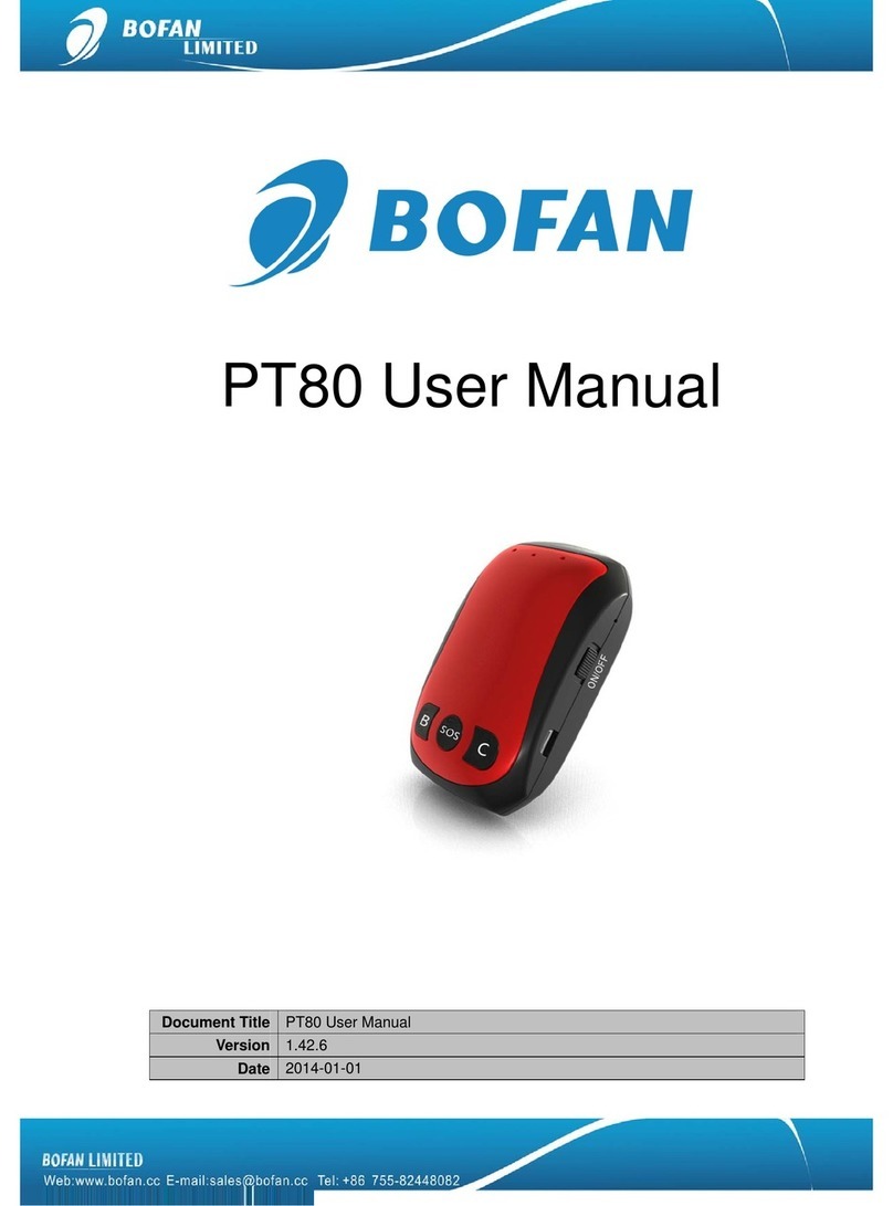 Bofan PT80 user manual