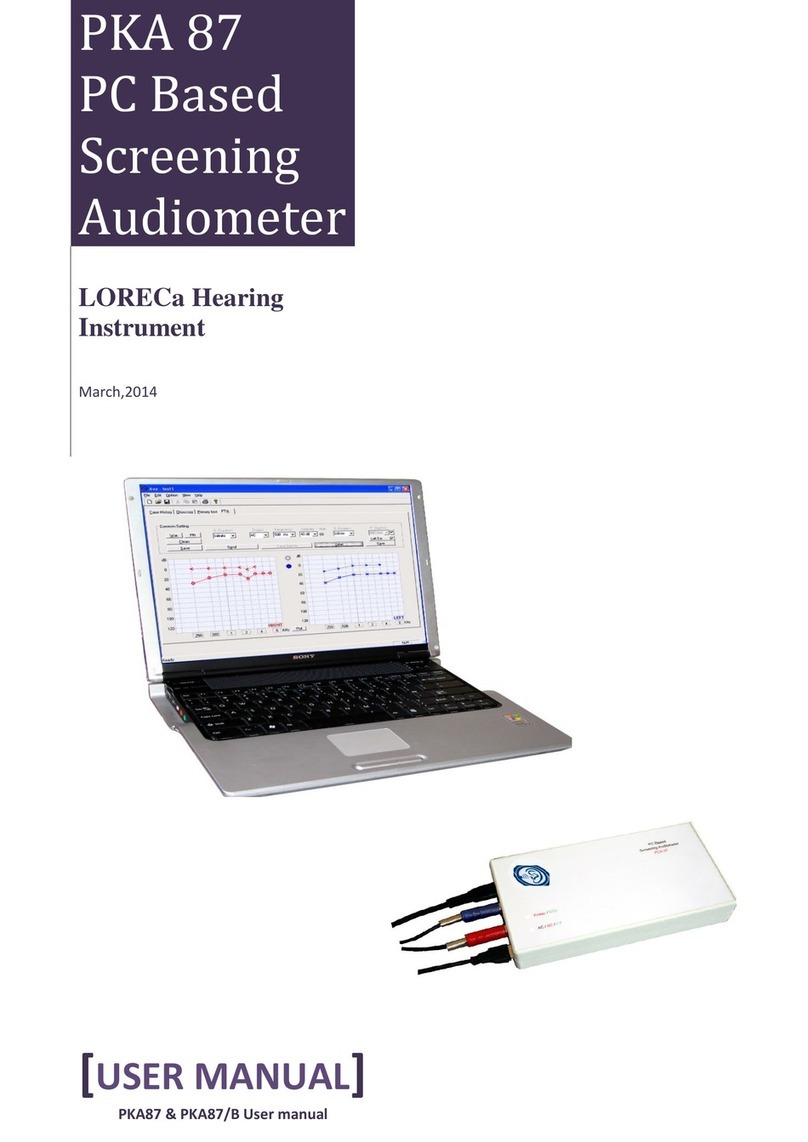 LORECa Hearing Instrument PKA87 user manual