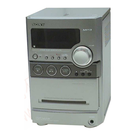 Sony HCD-NEZ30 - Cd Deck Receiver Component User manual