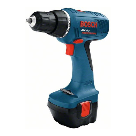 Bosch professional gsr 9,6-2 User manual