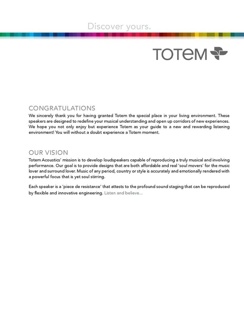 Totem TRIBE I User manual