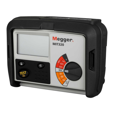 Megger MIT310 user manual