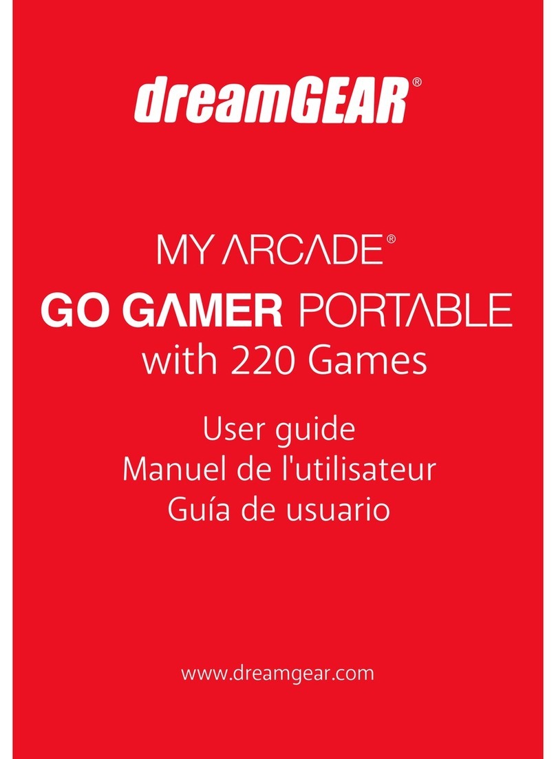 DreamGEAR My Arcade GoGamer Portable user guide