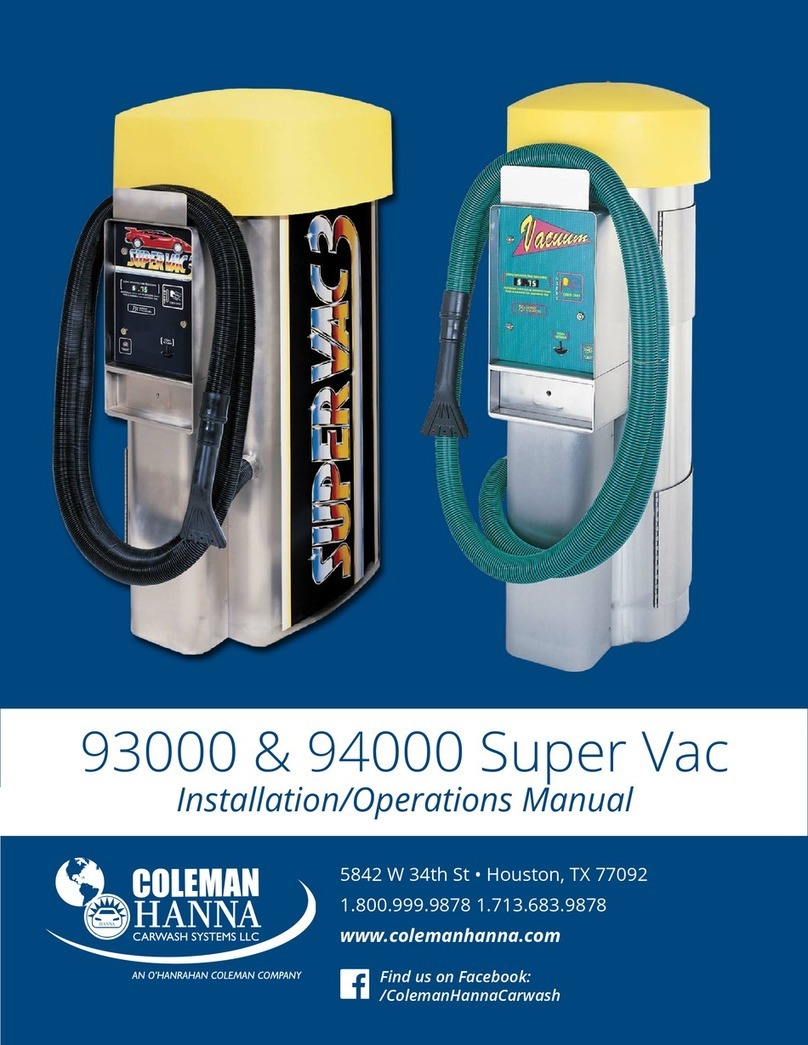 Coleman Hanna 93000 Installation & operation manual