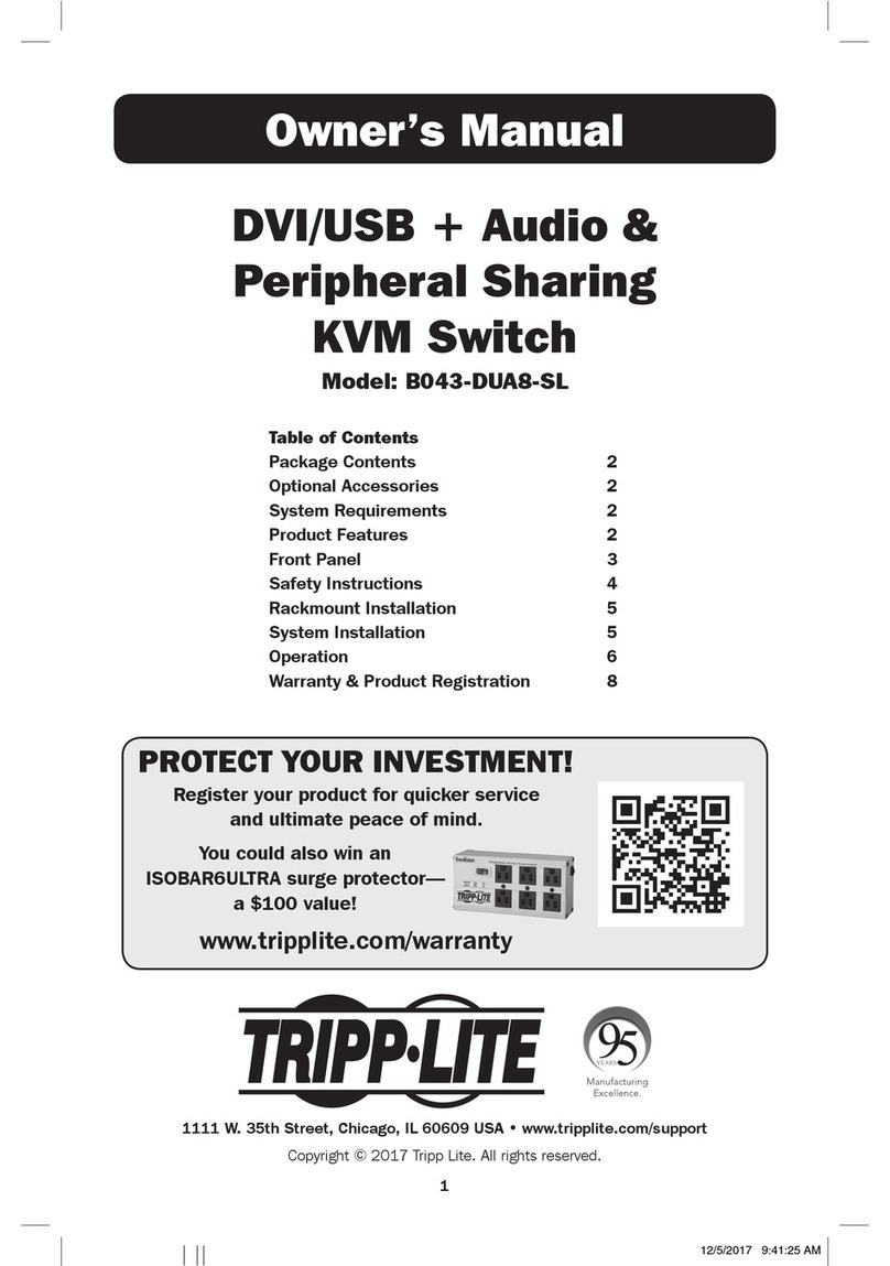 Tripp Lite B043-DUA8-SL User manual