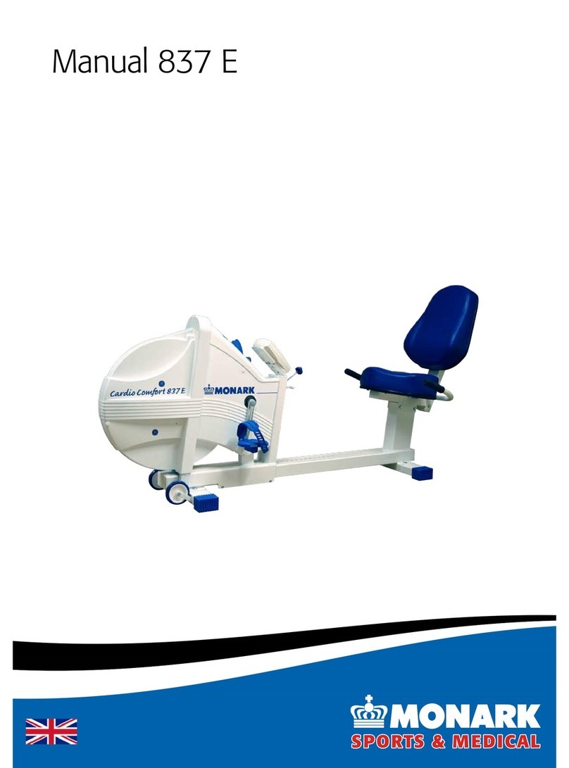 Monark CARDIO COMFORT 837 E manual