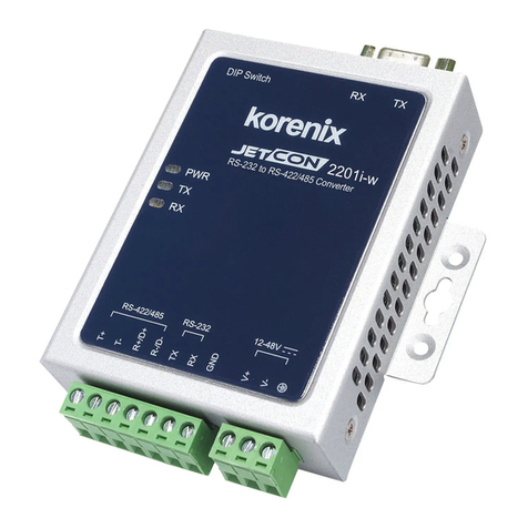 Korenix JetCon 2201-w Quick installation guide