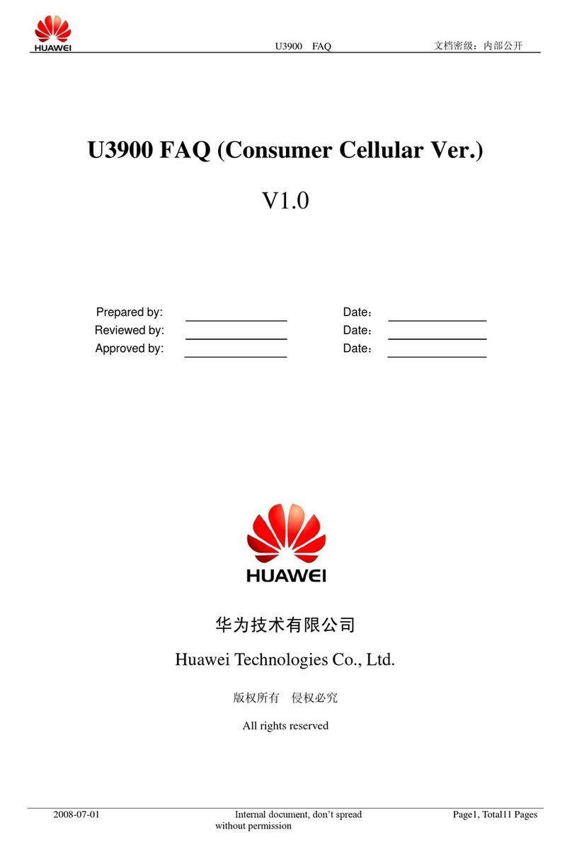 Huawei U3900 Installation guide