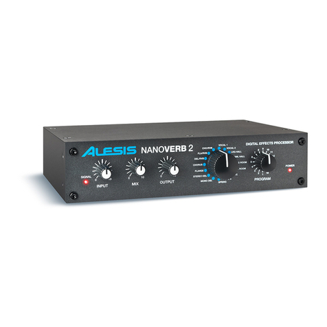 Alesis NANOVERB 2 User manual