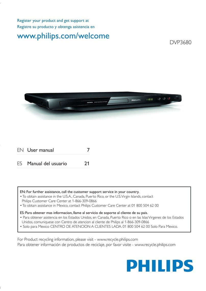 Philips DVP3680 User manual
