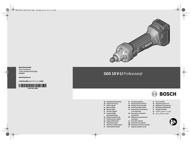 Bosch GGS 18 V-LI User manual