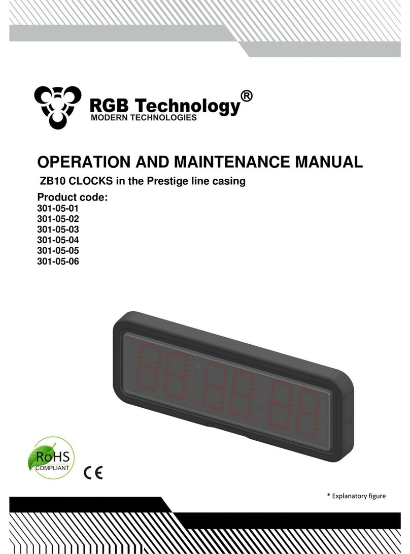 RGB 301-05-02 Operation and maintenance manual