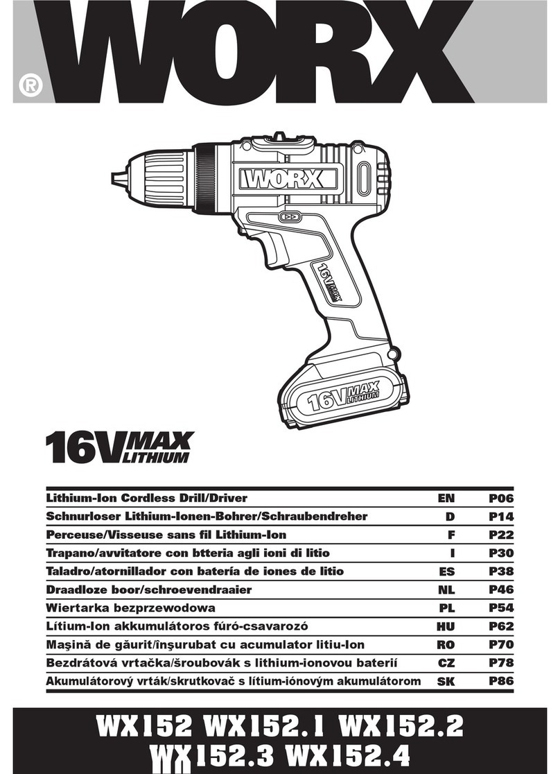 Worx WX152 User manual Worx WX152 User manual