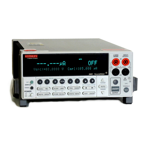Keithley SourceMeter 2400 quick start guide