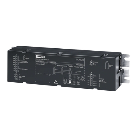 Siemens SIDOOR ATD401W User guide