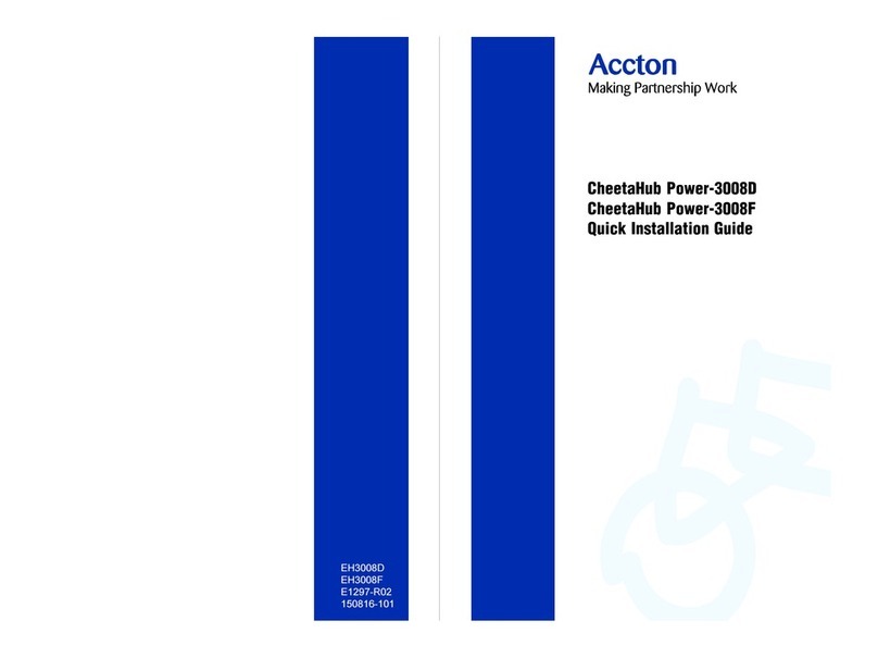 Accton Technology EH3008D User manual Accton Technology EH3008D User manual