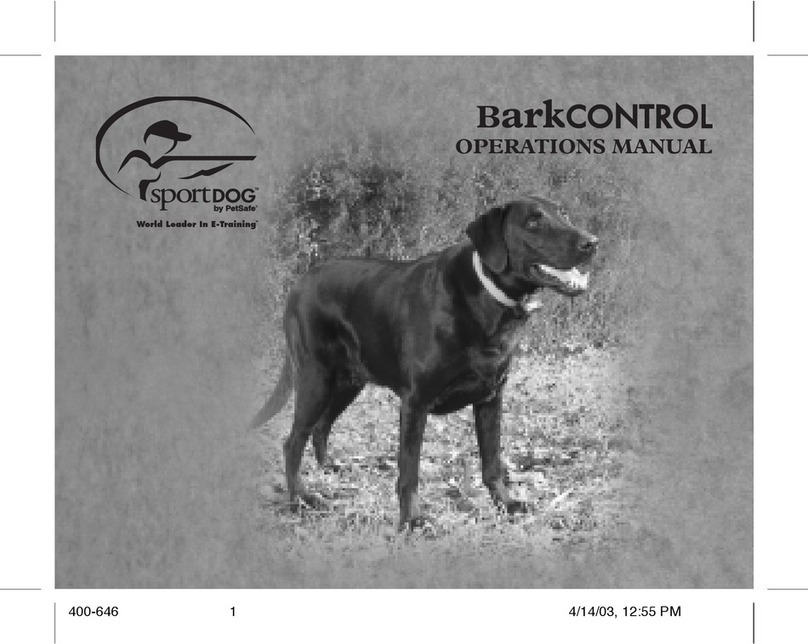 SportDOG BarkCONTROL Operation manual