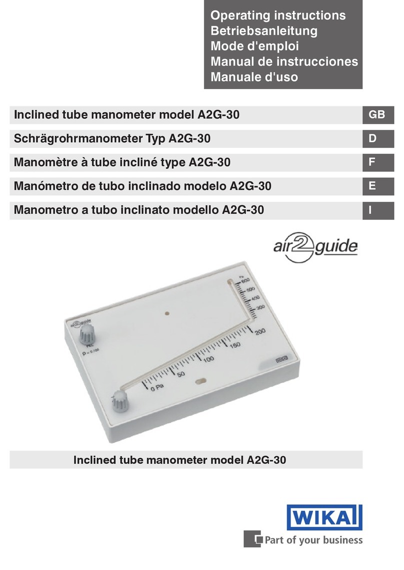 WIKA A2G-30 User manual
