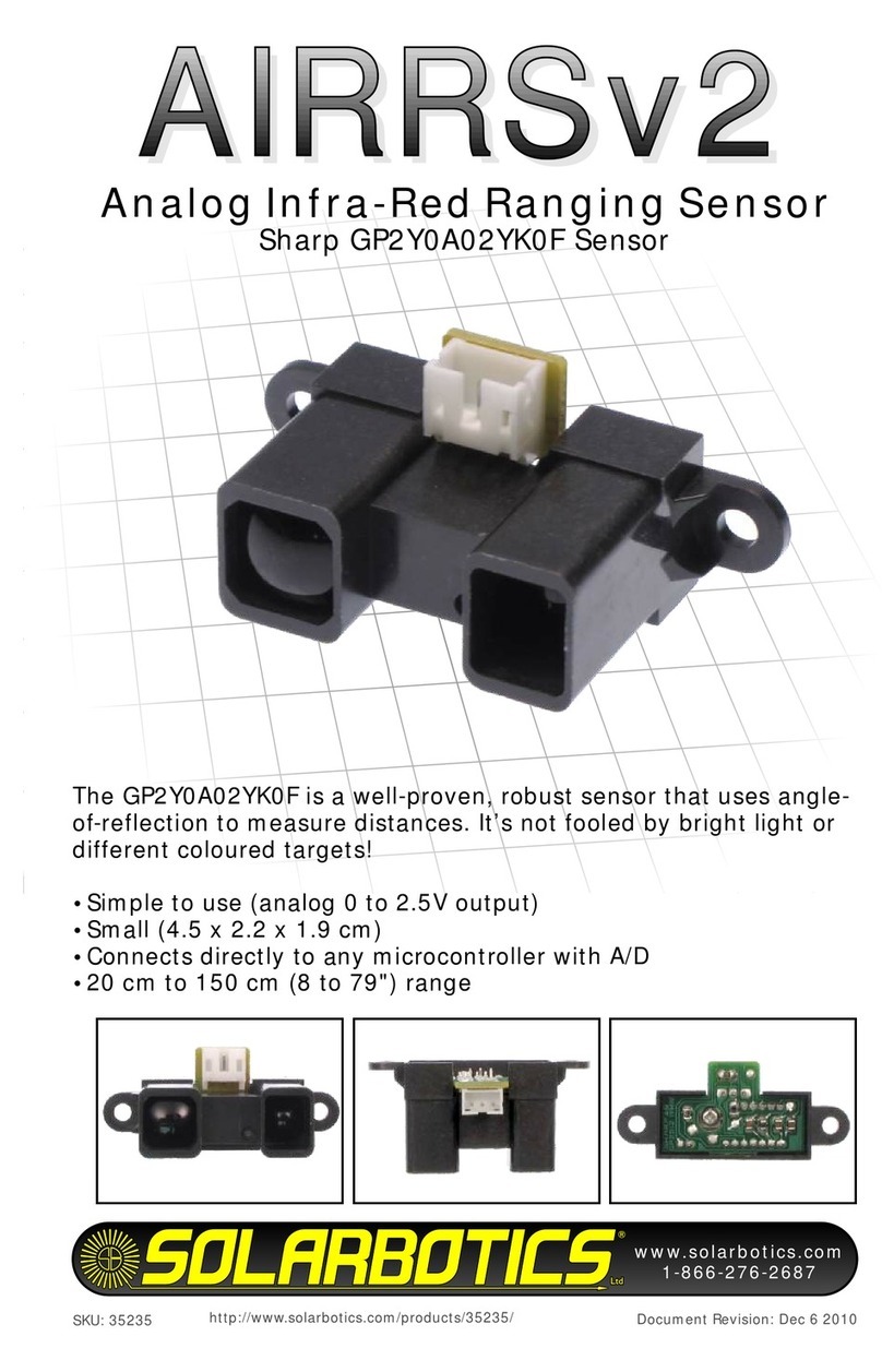 Solarbotics GP2Y0A02YK0F manual