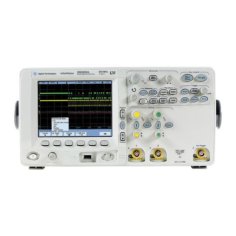 Agilent Technologies InfiniiVision MSO6102A Programmer's reference