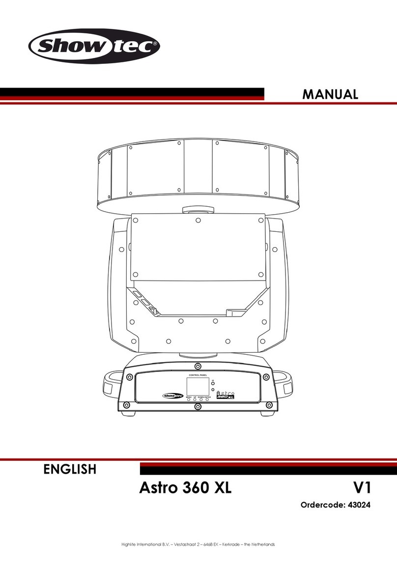 Show Tec Astro 360 XL User manual