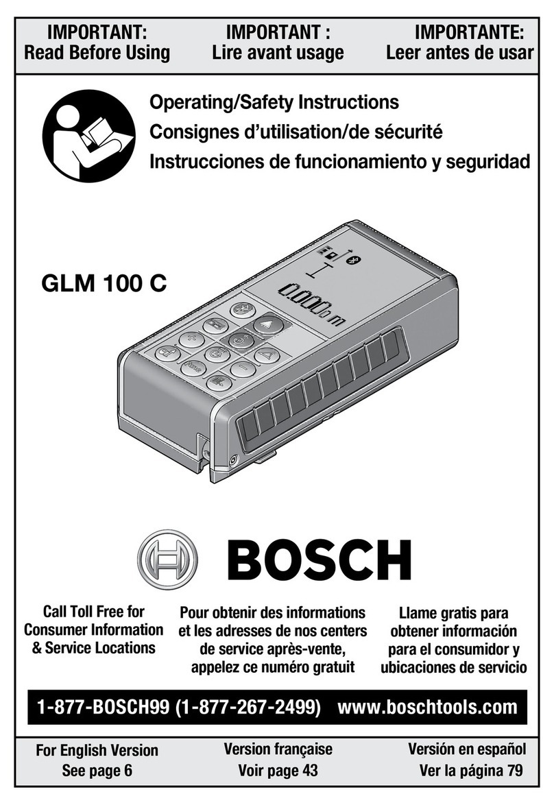 Bosch GLM 100 C Assembly instructions