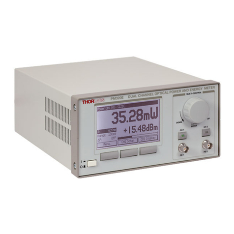 THORLABS PM320E Operation manual