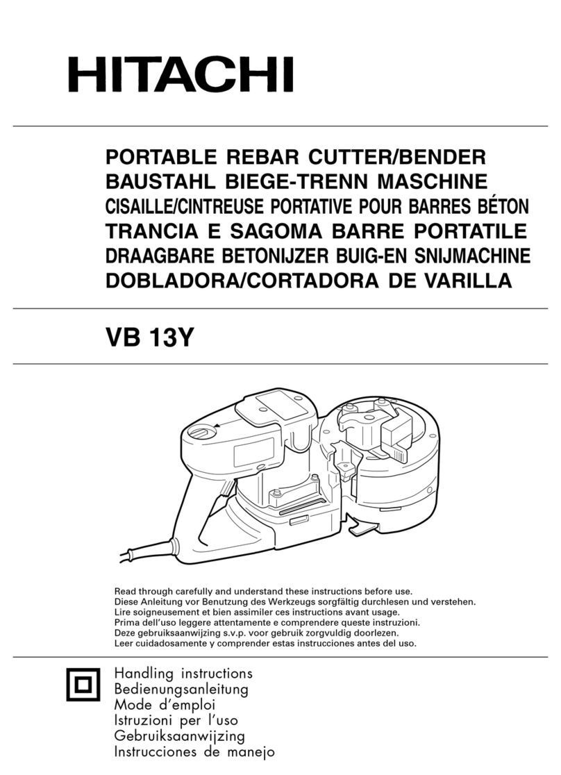 Hitachi VB 13Y User manual