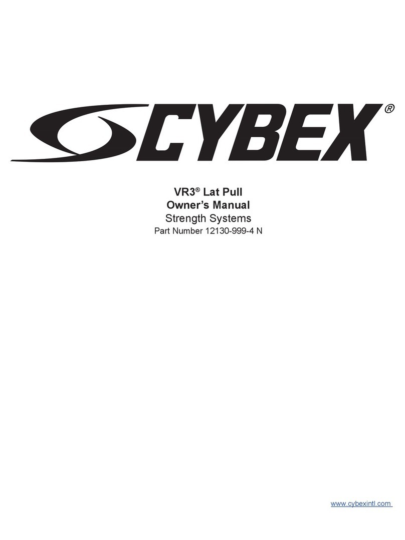 CYBEX VR3 Lat Pull owner's manual