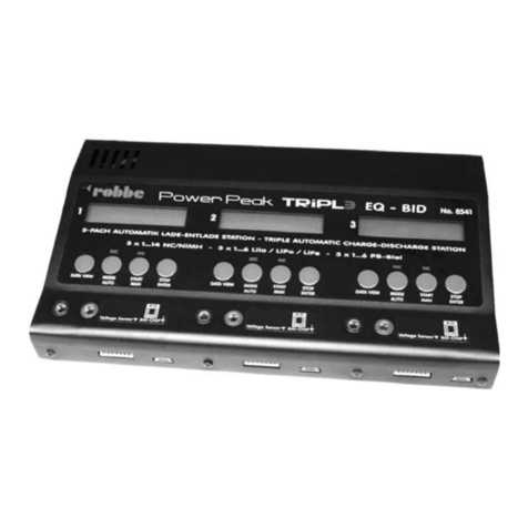 ROBBE Power Peak Triple EQ-BID User manual